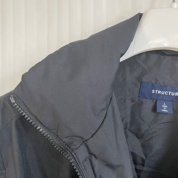 Structure Y2K Lightweight Black Jacket, Men's Large - Picture 10 of 10